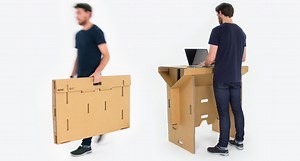 Refold – офисный стол-трансформер из картона за $250