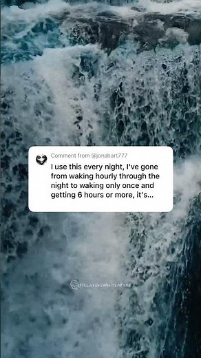 White Noise Waterfall Sounds for Sleeping
