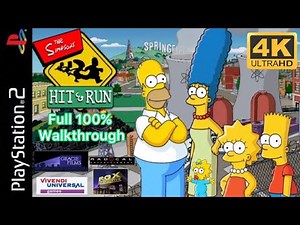 The Simpsons: Hit & Run [PS2] Full 100% Walkthrough - 4K60ᶠᵖˢ UHD
