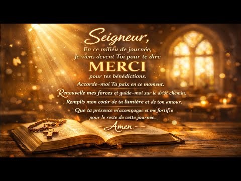 prière de midi Dieu agit maintenant