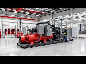 Inside the Fire Pump Room! | How Diesel Pumps Secretly Save Buildings