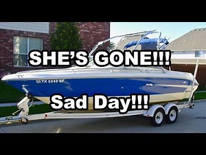 The 1995 Sea Ray 220 BR is going away! SAD DAY!