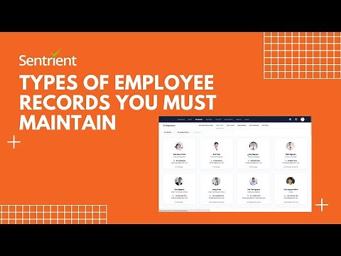 Types of Employee Records You Must Maintain | Sentrient HR