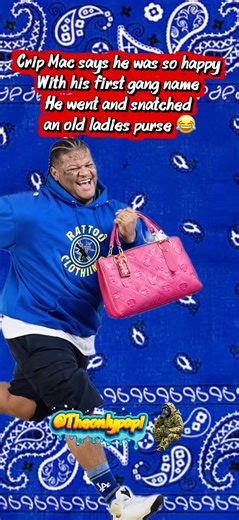 Crip Mac speaks on snatching an old ladies purse: Should have called him BIG brain dead 💀🤣