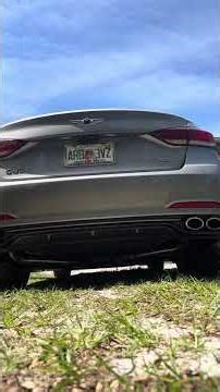 Genesis G80 5.0 Cold start custom exhaust
