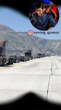 Biggest Traffic Jam Ever #roving_gamer #gta5