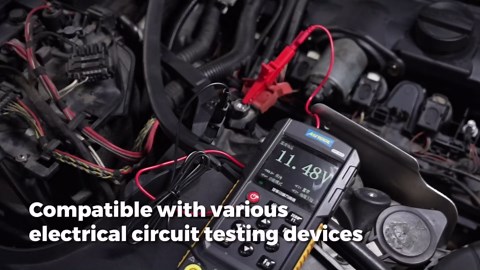 48PCS Automotive Circuit Test Leads Kit Electrical Breakout Leads Automotive Kit Multi Function Auto Diagnostic Tools Multimeter Test Leads Kit