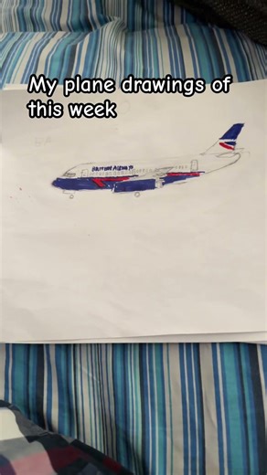 My plane drawings #planes #aviation #airplane #aircraft #b787 #drawing #pencil