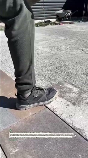 Perfect Patio Slab Install! So Satisfying to Watch #Paving #Construction #DIY