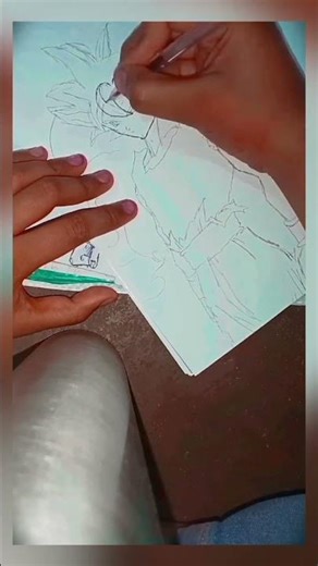 Goku UI drawing #dragoball #drawing