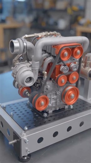 32cc four-cylinder gasoline engine model designed for enthusiast hobbyists #rotaryengine