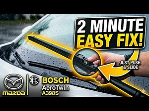 How to Replace Mazda Wiper Blades (2 Min Easy Fix) | CX-5, CX-9, CX-90, 3, 6