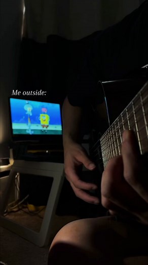 Spongebob x Pluto Projector Guitar Melody Tutorial