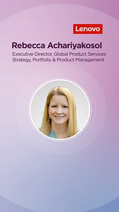 Not all support is created equal. Hear Rebecca Achariyakosol explain how Lenovo's Premier Support Plus combines the latest AI technology with a dedicated team to best support all our customers' needs, big and small. Apply today at https://lnv.gy/3wZS8rP | Lenovo UK and Ireland