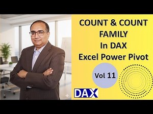 Count In DAX In Excel Power Pivot