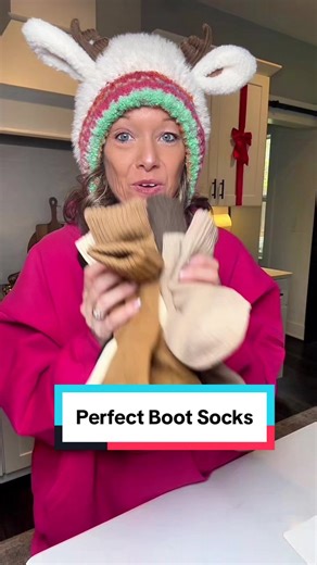 LOVE these warm boot socks! Check your coupons! #bootsocks #spotlightfinds #tiktokshopholidayhaul #socks #womenssocks