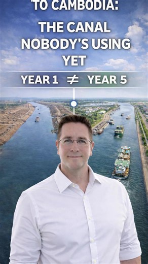 To Cambodia: The Canal Nobody's Using Yet Funan Techo Canal operational 2024. Cost: $1.7 BILLION. Curre To Cambodia: The Canal Nobody's Using Yet Funan Techo Canal operational 2024. Cost: $1.7 BILLION. Current usage: MINIMAL. Critics calling it WASTE. You're watching YEAR ONE of infrastructure that matters YEAR FIVE. THE CANAL: Connects Phnom Penh to OCEAN Reduces shipping TIME Bypasses Vietnam's Mekong CONTROL Operational NOW. But commercial usage builds GRADUALLY, not IMMEDIATELY. THE TIMELINE