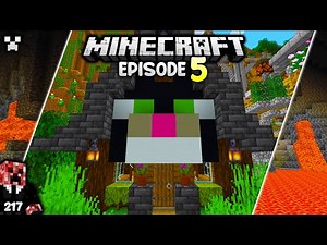 Cute Minecraft Cattery & *CRAZY* Caves! | Python's World (Minecraft Survival Let's Play) Ep.5