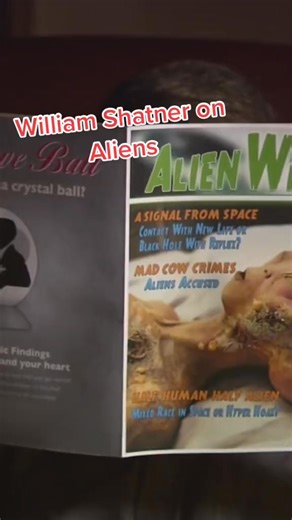 William Shatner on the subject of alien invaders #aliens #ufo #shiver #williamshatner #weirdorwhat #alien #paranormal#237 | Shiverdarkhistory | Facebook