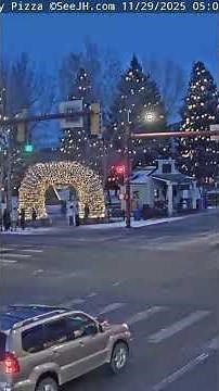 SeeJH.ai: Sunset at Broadway Town Square - Nov 29, 2025 #JacksonHole #Timelapse