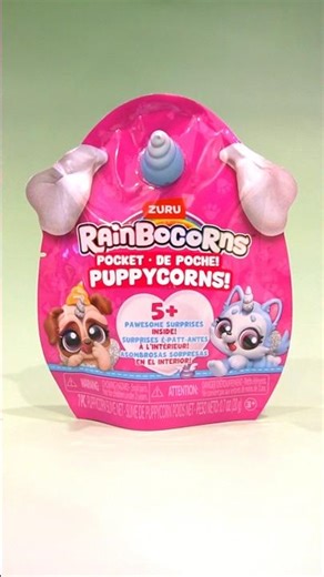 Satisfying Puppy Reveal: ASMR Pocket Puppycorns #asmr #oddlysatisfying #toyunboxing