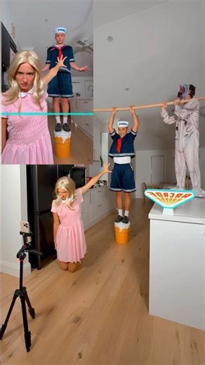 BEHIND THE SCENES! 😱 #shorts #strangerthings