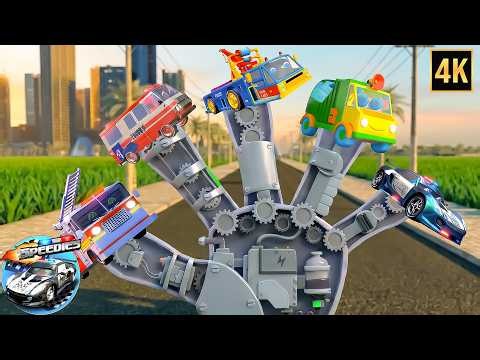 Speedies Finger Family & Learning Rhymes And Songs with Cars