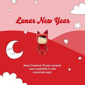 Just in time to celebrate #LunarNewYear, the latest free download is available now in the mytonies app! Listen to the story of "The Great Race," a famous fable told to children every Lunar New Year that teaches about the animals of the Lunar Zodiac! Add it to your favorite Creative-Tonie today! 🌘🌗🌕🌓🌒 #toniebox | tonies