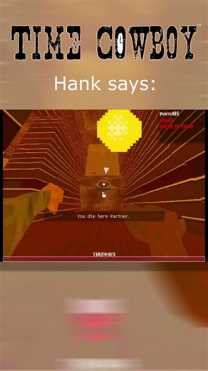 Hank says #fps #gamedev #gaming #indiegame #TIMECOWBOY
