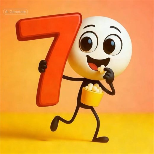 ⭐ “Number 7 | Learn to Count in a Fun & Simple Way”#NumberSeven #LearnToCount #UniversalLearning #Lu