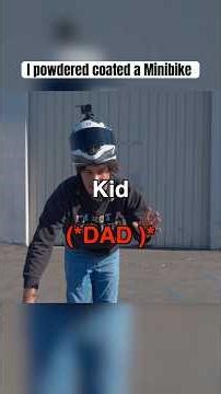 I powder coated a Minibike!