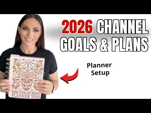 My 2026 Colouring Planner Setup | Goals, Projects & Creative Planning