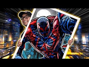 Drawing SPIDER-MAN 2099 in 10 HOURS! The Most Detailed Drawing Ever???