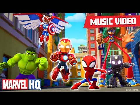 "Team-Up!" Song Extended Music Video 👊 🎶 | Spidey and Iron Man: Avengers Team-Up! |‪@MarvelHQ‬