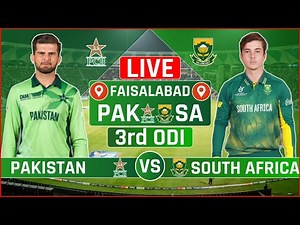 Pakistan vs South Africa 3rd ODI LIVE Cricket | PAK vs SA 3rd ODI Live Scores & Commentary