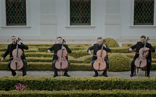 布拉格大提琴四重奏 & 德彪西-月光 CLAIR DE LUNE-Debussy - Prague Cello Quartet [Official video]