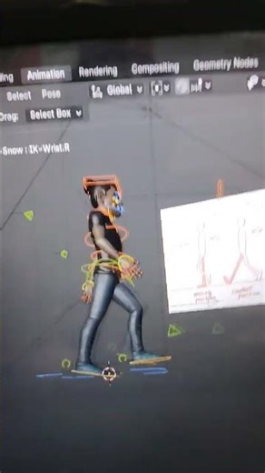 walk cycle banaen bahut easy tarike se #shorts #blender #3danimationhindi