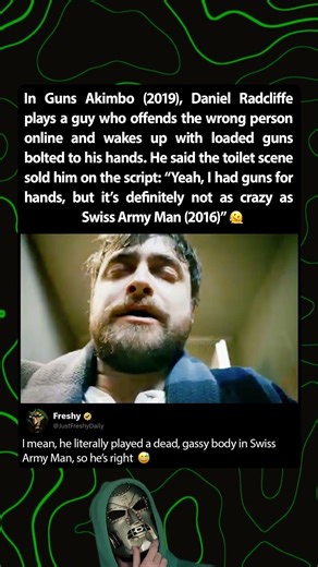 Stressful Toilet scene in Guns Akimbo (2019)