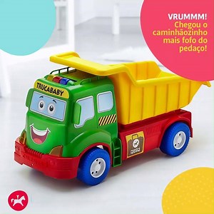 4.9K views · 84 reactions | Com cores vibrantes e luzes coloridas, as crianças podem brincar de empurrar enquanto ouvem os sons alegres ao apertar os botões. O Truckababy é diversão garantida. | Calesita Brinquedos | Facebook