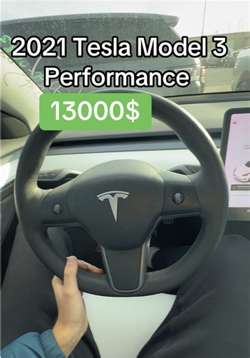 Tesla Model 3 Performance — $13,000 DEAL! 0–60 in insane speed, all-wheel drive, and pure electric power — the Model 3 Performance is still a rocket 🚀 At $13,000, this is why EV prices are shocking the market right now. 🔹 Dual-motor AWD 🔹 Crazy acceleration 🔹 Minimalist interior 🔹 Supercar performance… sedan price This is a perfect example of EV depreciation vs value 👀 Would you take a Performance Tesla at this price? 💬 Comment below: • Would you buy this or stick with gas? • Are EVs wort