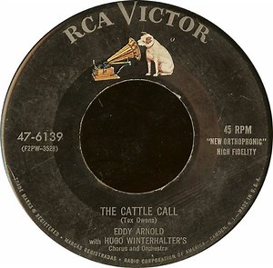 Eddy Arnold - The Cattle Call / The Kentuckian Song