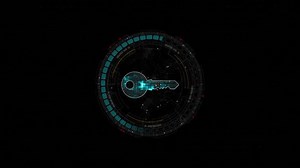Motion Graphic Blue Digital Security Key Stock Footage Video (100% Royalty-free) 3442919947 | Shutterstock
