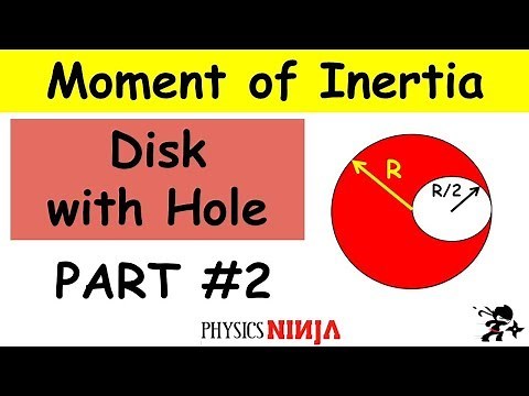 Moment of Inertia of a Disk with a Hole: Part 2