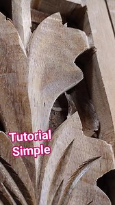 Tutorial Simpel #tutorial #woodcarving #skill #diy #carpentry | Narsiman Art