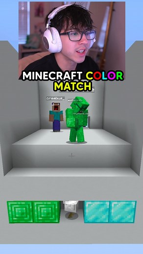 548K views · 4.5K reactions | Minecraft Color Match CHICKEN EDITION VS Cheappickle creebus樂 #minecraft #shorts #minecraftshorts | Skiddzie Gaming | Facebook