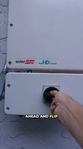 Here’s how to reset your solar edge inverter ☀️ #solaredge #solarinverter #solarpanelsystem