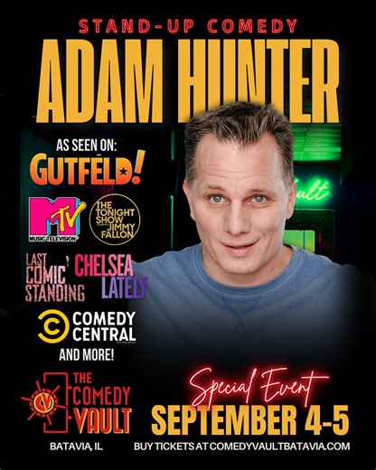 Adam Hunter Stand Up Comedy LIVE @ The Comedy Vault!