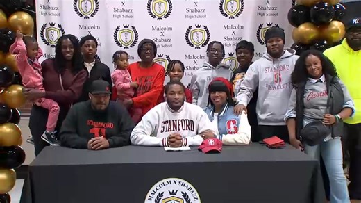 Newark high school student signs with Stanford University to play Division I football