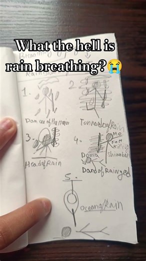 My 5 year old sibling made demon Slayer OC part 2 😭#demonslayer #ytshorts #anime