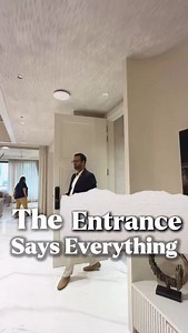 The main door isn’t just an entrance—it sets the tone for your entire space. We chose a clean, contemporary palette for this one—simple lines, quiet luxury, and solid proportions. The result? An entry that feels intentional. It’s not just a door. It’s a statement. #interiordesign #luxuryliving #luxuryinteriors #homedesign #interiorgoals #nextwall | Next Wall Pvt Ltd